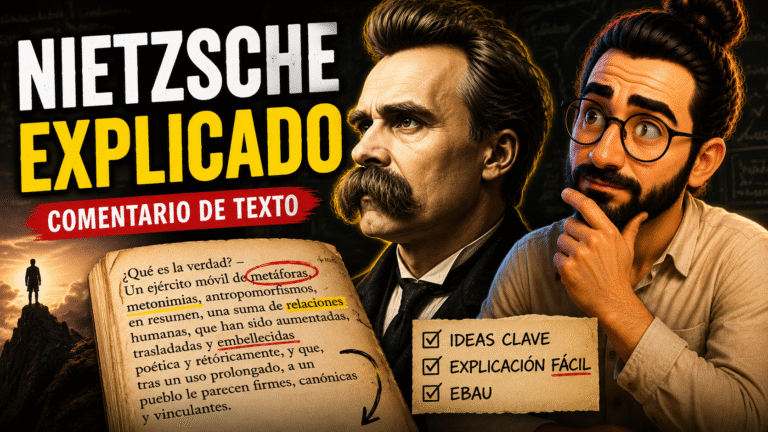 Nietzsche comentario de texto explicado